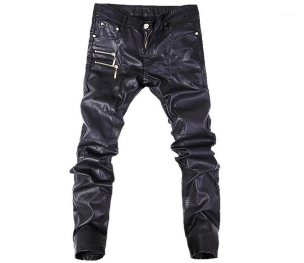 new fashion men leather pants skinny motorcycle straight jeans casual trousers size 2836 a10317682383, Blue
new fashion men leather pants skinny motorcycle straight jeans casual trousers size 2836 a10317682383, Blue