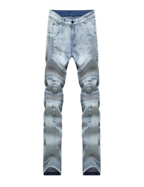 male biker jeans destroyed denim fabric elastic slim fit washed denim skinny pants joggers skinny men ripped trousers5966624, Blue
male biker jeans destroyed denim fabric elastic slim fit washed denim skinny pants joggers skinny men ripped trousers5966624, Blue