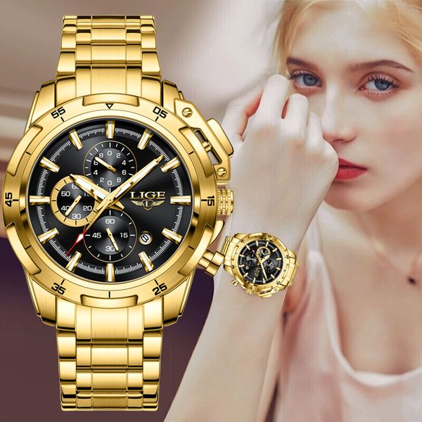 other watches lige watch for women fashion ladies creative steel women's bracelet female waterproof clock relogio femininobox 230809, Slivery;black
other watches lige watch for women fashion ladies creative steel women's bracelet female waterproof clock relogio femininobox 230809, Slivery;black