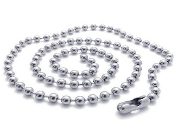 24mm 50cn 55cm 60cm 70cm stainless steel bead ball chains necklaces basic round bead chains 4 size choice 20quot22quot24quot7476783, Silver
24mm 50cn 55cm 60cm 70cm stainless steel bead ball chains necklaces basic round bead chains 4 size choice 20quot22quot24quot7476783, Silver