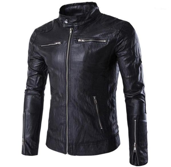 men039s jackets 2021 brand biker leather men stylish jaqueta couro masculine stand collar fashion design punk locomotive jacket5283349, Black;brown
men039s jackets 2021 brand biker leather men stylish jaqueta couro masculine stand collar fashion design punk locomotive jacket5283349, Black;brown