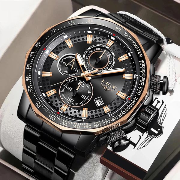 wristwatches lige men watches waterproof date brand clock luxury large dial watch for chronograph stainless steel quartz wrist 230809, Slivery;brown
wristwatches lige men watches waterproof date brand clock luxury large dial watch for chronograph stainless steel quartz wrist 230809, Slivery;brown