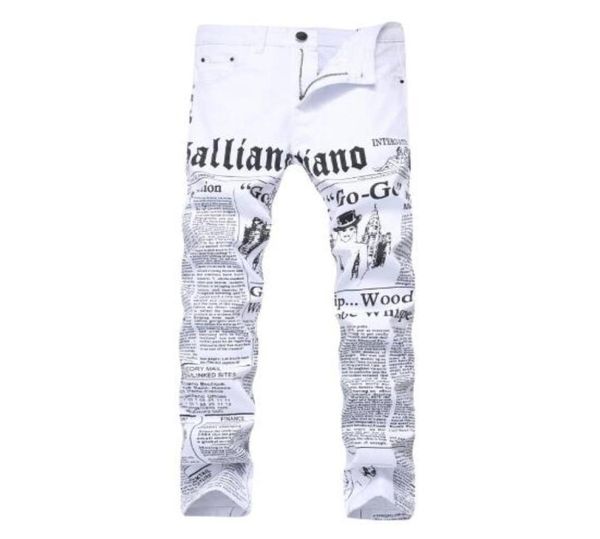 2019 new fashion mens casual jeans straight slim letters printed white pants large size with 9606831, Blue
2019 new fashion mens casual jeans straight slim letters printed white pants large size with 9606831, Blue