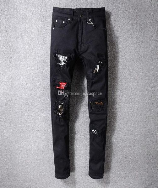 new mens stylist jeans fashion mens hip hop ripped denim pants distressed zipper jeans size 28406102004, Blue
new mens stylist jeans fashion mens hip hop ripped denim pants distressed zipper jeans size 28406102004, Blue