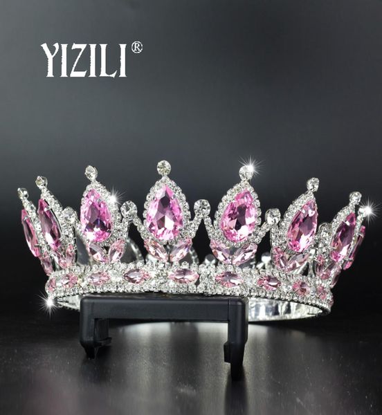yizili big crown pink green silver pageant beauty contest tall queen king bride tiara for women headdress prom bridal weddingc809586997, Golden;white
yizili big crown pink green silver pageant beauty contest tall queen king bride tiara for women headdress prom bridal weddingc809586997, Golden;white