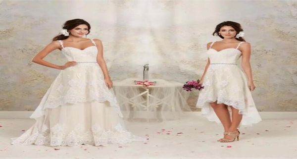 2020 lace wedding dresses detachable skirt short appliques bridal gowns spaghetti straps crystal beaded a line wedding dress7332252, White
2020 lace wedding dresses detachable skirt short appliques bridal gowns spaghetti straps crystal beaded a line wedding dress7332252, White