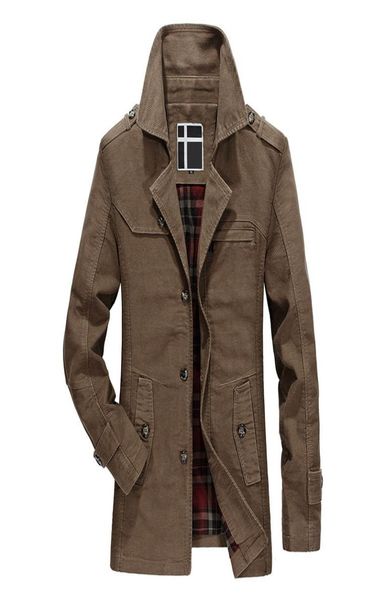 spring autumn trench coat men full sleeve turndown collar midlong jacket men casual cotton male trench coat abrigo hombre1360289, Tan;black
spring autumn trench coat men full sleeve turndown collar midlong jacket men casual cotton male trench coat abrigo hombre1360289, Tan;black