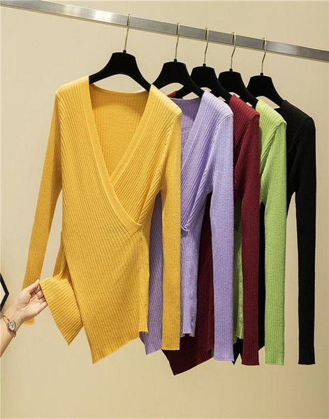 irregular vneck long sleeve pullover knitted sweater women 2020 winter sweaters chic knitwear korean woman clothes fall6735813, White;black
irregular vneck long sleeve pullover knitted sweater women 2020 winter sweaters chic knitwear korean woman clothes fall6735813, White;black