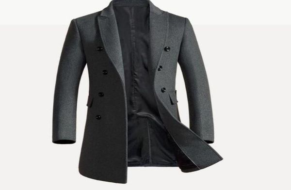 long design new style wool coat men turn down collar double breasted woolen trench coats male slim overcoat 2018 autumn winter8429886, Black
long design new style wool coat men turn down collar double breasted woolen trench coats male slim overcoat 2018 autumn winter8429886, Black