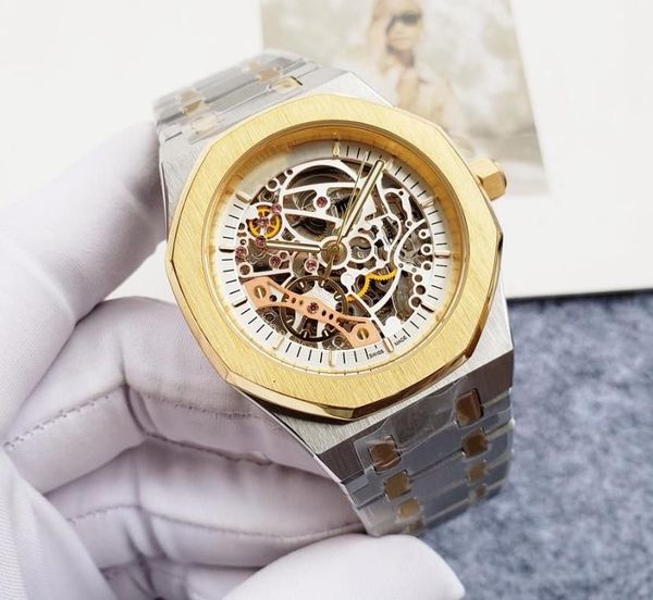 fashionable men's watch with hollowed out tourbillon rose gold stainless steel fully automatic mechanical grade scratch 42mm transparen, Slivery;brown
fashionable men's watch with hollowed out tourbillon rose gold stainless steel fully automatic mechanical grade scratch 42mm transparen, Slivery;brown