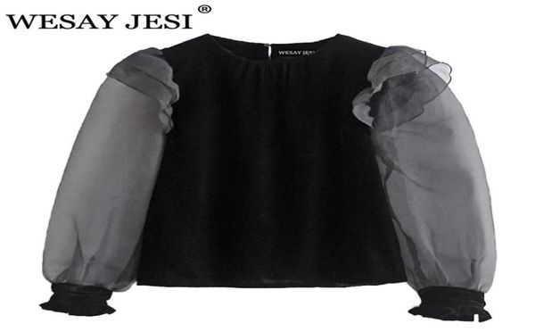 vintage velvet ruffle shirt women transparent organza long puff sleeve blouse female fashion back opening black women039s b3175854, White
vintage velvet ruffle shirt women transparent organza long puff sleeve blouse female fashion back opening black women039s b3175854, White