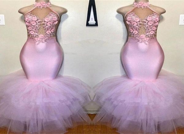 blush pink mermaid prom dresses 2020 halter 3d flowers lace appliques evening gowns plus size african formal party dress bc39863896654, Black
blush pink mermaid prom dresses 2020 halter 3d flowers lace appliques evening gowns plus size african formal party dress bc39863896654, Black