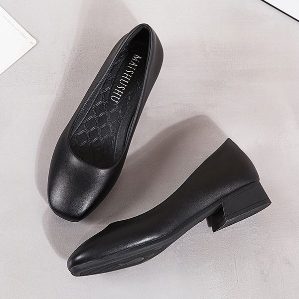 dress shoes square head black work shoe's thick heels el medium and professional women's shoes for 230809
dress shoes square head black work shoe's thick heels el medium and professional women's shoes for 230809
