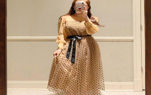 casual dresses 2021 summer korea women elegant temperament pleated fold dress female dot print mesh chiffon beach long3138565, Black;gray
casual dresses 2021 summer korea women elegant temperament pleated fold dress female dot print mesh chiffon beach long3138565, Black;gray