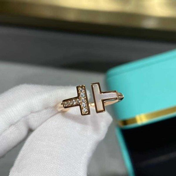 original v gold plated mijin natural white fritillaria hand set diamond double t ring with exquisite quality elegant and charming with logo, Silver
original v gold plated mijin natural white fritillaria hand set diamond double t ring with exquisite quality elegant and charming with logo, Silver