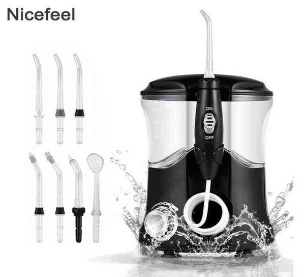 nicefeel oral irrigator water pulse flosser dental jet teeth cleaner hydro jet with 600ml water tank and 7nozzle tooth care 2205146675751
nicefeel oral irrigator water pulse flosser dental jet teeth cleaner hydro jet with 600ml water tank and 7nozzle tooth care 2205146675751