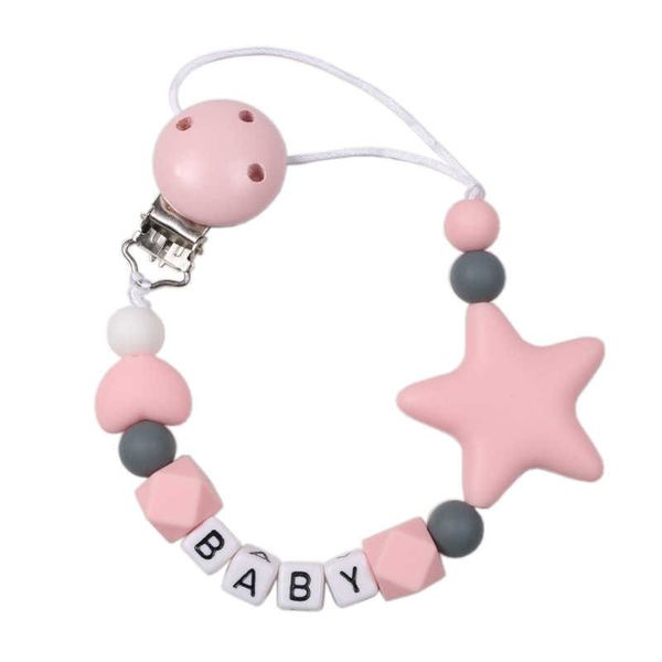 personalized name pacifier clips nipple holder chain star heart silicone teething beads baby shower gift
personalized name pacifier clips nipple holder chain star heart silicone teething beads baby shower gift