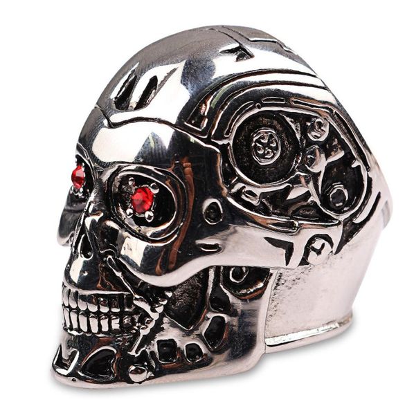 new steampunk biker terminator mask skull cool halloween accessories men rings retro red crystal jewelry3448692, Silver
new steampunk biker terminator mask skull cool halloween accessories men rings retro red crystal jewelry3448692, Silver