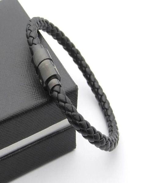 luxury black woven leather bracelets magnetic shut design with six star branding french man jewelry charm bracelet as christmas gi3227494, Golden;silver
luxury black woven leather bracelets magnetic shut design with six star branding french man jewelry charm bracelet as christmas gi3227494, Golden;silver