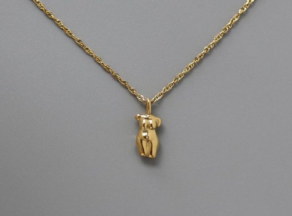 amaiyllis 18k gold human body clavicle necklace pendant personality fashion collar statement necklace female bijoux jewelry q012711435679, Silver
amaiyllis 18k gold human body clavicle necklace pendant personality fashion collar statement necklace female bijoux jewelry q012711435679, Silver