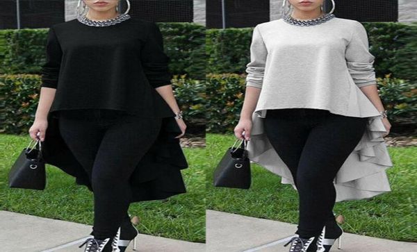 brand new women solid loose blouse shirt asymmetrical sleeve long high low size waterfall tuxedo plus size23031293493, White
brand new women solid loose blouse shirt asymmetrical sleeve long high low size waterfall tuxedo plus size23031293493, White