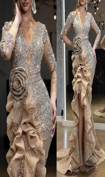 2022 sparkly champagne prom dresses jewel illusion neck mermaid sequins long sleeves plus size evening gowns court train6414492, Black
2022 sparkly champagne prom dresses jewel illusion neck mermaid sequins long sleeves plus size evening gowns court train6414492, Black