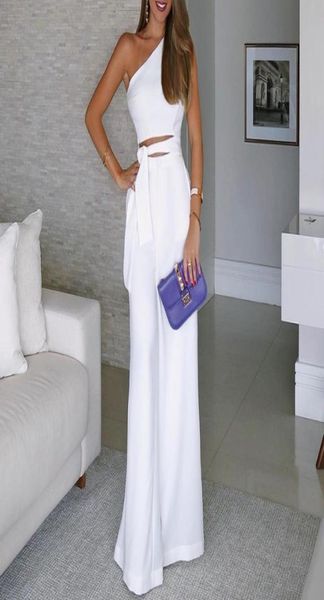 women white laceup office jumpsuits for women one shoulder jumpsuit backless slash neck wide leg pants jumpsuit1613325, Black;white
women white laceup office jumpsuits for women one shoulder jumpsuit backless slash neck wide leg pants jumpsuit1613325, Black;white