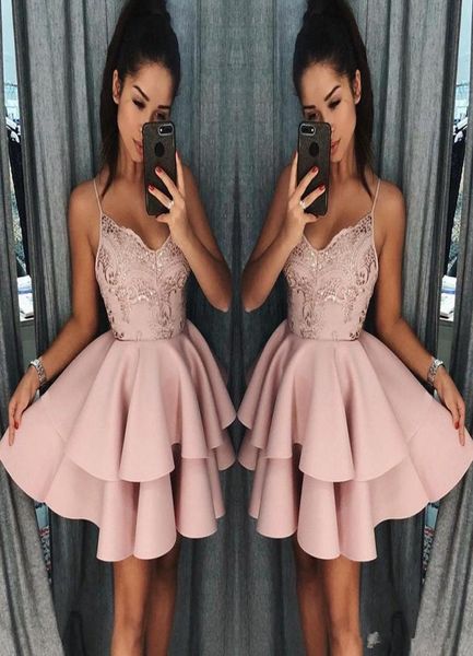 dusty rose short homecoming dresses new fall spaghetti straps a line layers cocktail dress lace sequins mini prom gowns9943574, Black
dusty rose short homecoming dresses new fall spaghetti straps a line layers cocktail dress lace sequins mini prom gowns9943574, Black