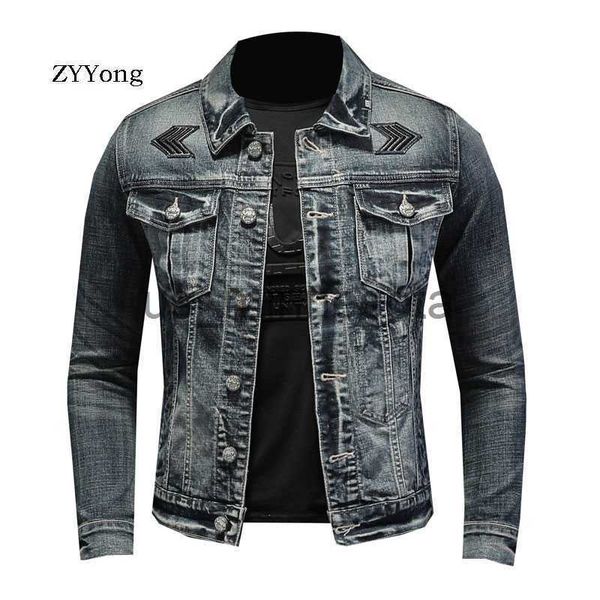 men's jackets zyyong men's denim jacket retro stretch trend pocket slim denim jacket high street pilot men's jacket blue casu, Black;brown
men's jackets zyyong men's denim jacket retro stretch trend pocket slim denim jacket high street pilot men's jacket blue casu, Black;brown