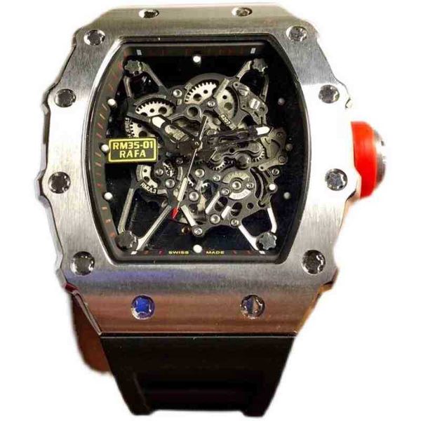 superclone watches wristwatch luxury richa milles designer fine steel men's fully automatic mechanical watch sports fashion hollow out
superclone watches wristwatch luxury richa milles designer fine steel men's fully automatic mechanical watch sports fashion hollow out