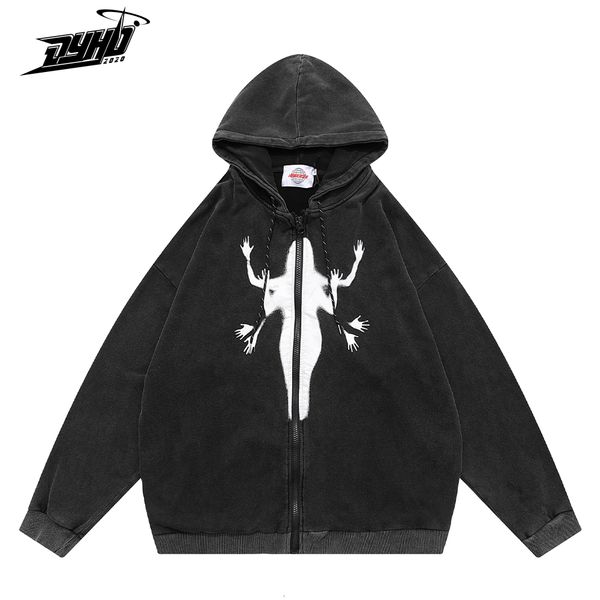 mens jackets fashion streetwear shadow print zip up vintage winter hooded jacket hip hop oversized zipper hoodies cotton coats 230810, Black;brown
mens jackets fashion streetwear shadow print zip up vintage winter hooded jacket hip hop oversized zipper hoodies cotton coats 230810, Black;brown