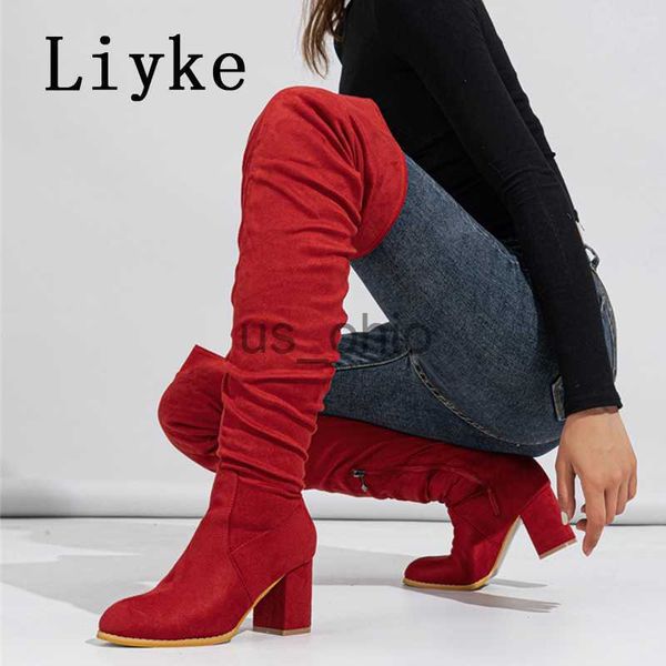 boots liyke 2023 new fashion round toe zip thigh high boots women autumn winter chunky heels motorcycle over the knee shoe botas mujer j2308, Black
boots liyke 2023 new fashion round toe zip thigh high boots women autumn winter chunky heels motorcycle over the knee shoe botas mujer j2308, Black