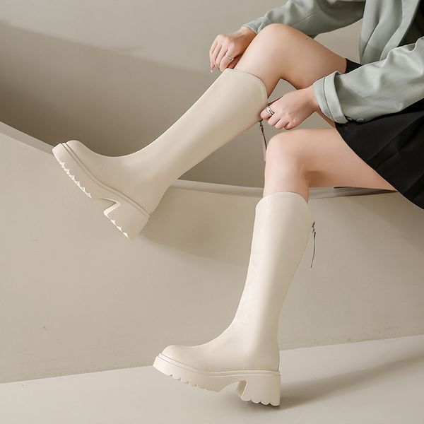 boots rimocy white knee high woman fashion zipper platform long boot 2023 autumn pu leather thick bottom booties mujer 230810, Black
boots rimocy white knee high woman fashion zipper platform long boot 2023 autumn pu leather thick bottom booties mujer 230810, Black