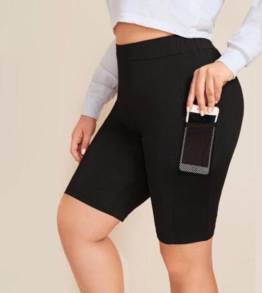 plus size tracksuits high stretch jogging activewear short with side mesh pocket16749967161816, Black
plus size tracksuits high stretch jogging activewear short with side mesh pocket16749967161816, Black