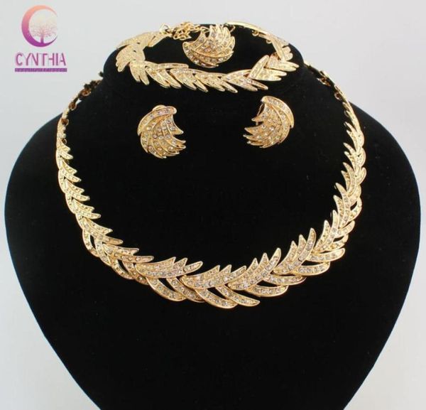 good quality luxury leaf 18k goldsilver plated crystal necklace earrings bracelet ring jewelry sets african fashion women party s91100304, Black
good quality luxury leaf 18k goldsilver plated crystal necklace earrings bracelet ring jewelry sets african fashion women party s91100304, Black