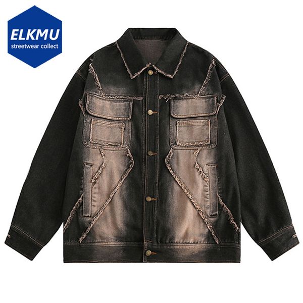 mens jackets hip hop streetwear men denim irregular patchwork vintage black jeans coat harajuku oversized y2k jacket outwear 230810, Black;brown
mens jackets hip hop streetwear men denim irregular patchwork vintage black jeans coat harajuku oversized y2k jacket outwear 230810, Black;brown