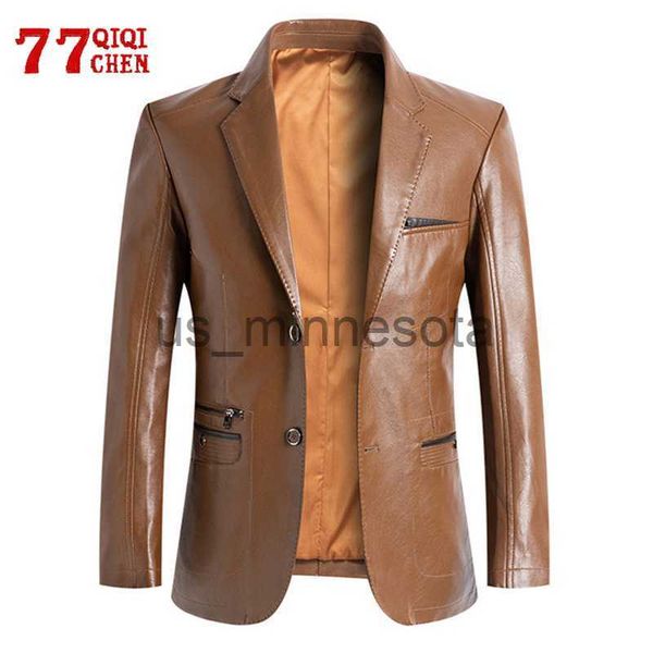 men's jackets brand faux leather jacket men spring autumn solid color slim fit blazer jackets fashion causal waterproof coat plus size, Black;brown
men's jackets brand faux leather jacket men spring autumn solid color slim fit blazer jackets fashion causal waterproof coat plus size, Black;brown