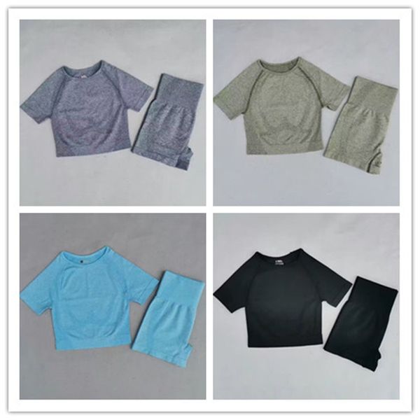 2023 new women's tracksuits color yoga outfits short sleeve sports highly elastic fitness leggings designer letter printed tracksuits
2023 new women's tracksuits color yoga outfits short sleeve sports highly elastic fitness leggings designer letter printed tracksuits