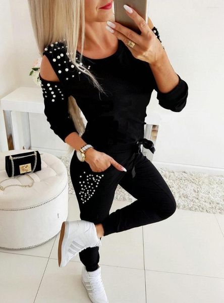 women039s tracksuits women39s jogger tracksuit 2022 spring winter casual 2pcs sets long cold shoulder beading sweatshirt 710077, Gray
women039s tracksuits women39s jogger tracksuit 2022 spring winter casual 2pcs sets long cold shoulder beading sweatshirt 710077, Gray
