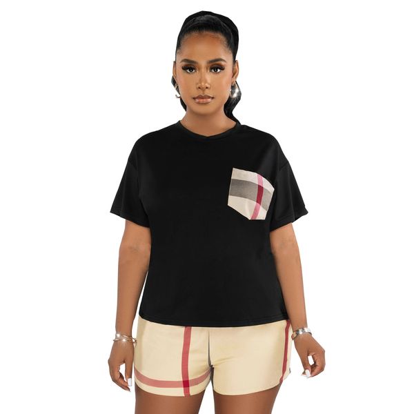 women's tracksuits 2023 summer new short sleeve shorts women's two piece set fashion plaid printing women's set, Gray
women's tracksuits 2023 summer new short sleeve shorts women's two piece set fashion plaid printing women's set, Gray