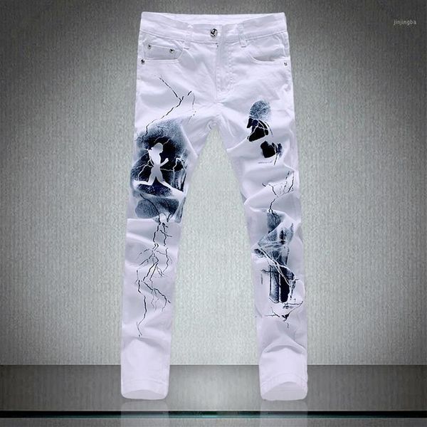 white fashion men jeans unique lighting and man printing cotton large size 40 jeans for men 2020 new1248n, Blue
white fashion men jeans unique lighting and man printing cotton large size 40 jeans for men 2020 new1248n, Blue