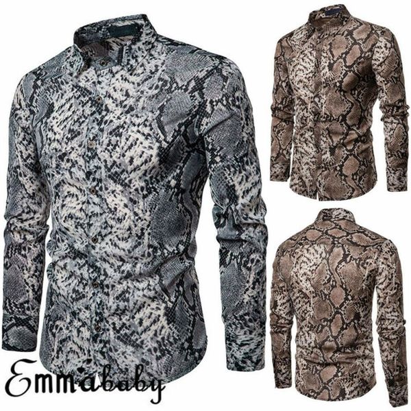 snake pattern print slim fit shirt men 2020 brand new long sleeve men dress shirts hip hop streetwear casual shirt camisa251o, White;black
snake pattern print slim fit shirt men 2020 brand new long sleeve men dress shirts hip hop streetwear casual shirt camisa251o, White;black