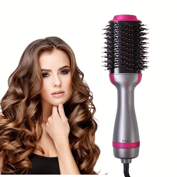 3-in-1 gray styling comb: blow dry, straighten & roll hair with air spray for professional results
3-in-1 gray styling comb: blow dry, straighten & roll hair with air spray for professional results