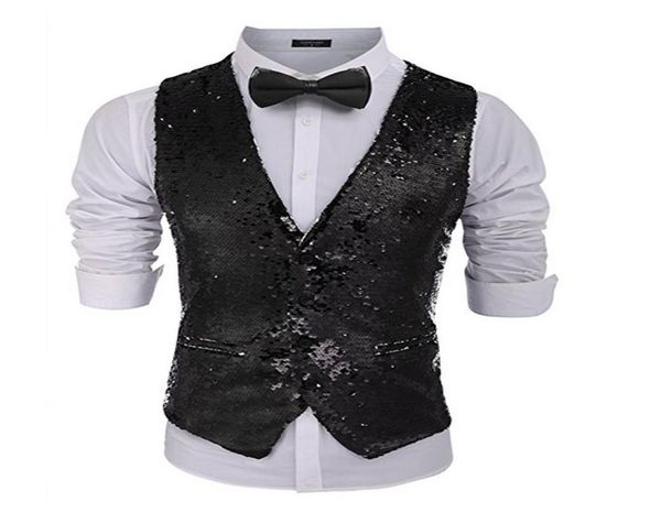 new arrival custom made sequins waistcoat fashion suits vest stage wear slim fit vests for men5168927, Black;gray
new arrival custom made sequins waistcoat fashion suits vest stage wear slim fit vests for men5168927, Black;gray