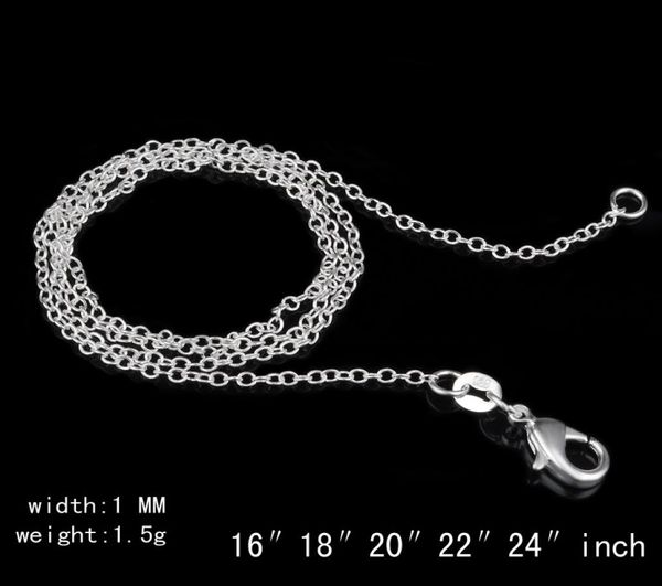 1mm 925 sterling silver chains link rolo necklace with lobster clasps jewelry for women 16 18 20 22 24inches us ems 5836864
1mm 925 sterling silver chains link rolo necklace with lobster clasps jewelry for women 16 18 20 22 24inches us ems 5836864