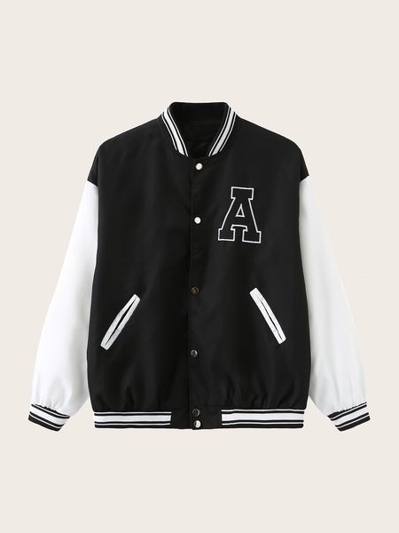 men's hoodies sweatshirt bomber jackets autumn winter fashion baseball uniform oversize coats student couple harajuku loose streetwear, Black
men's hoodies sweatshirt bomber jackets autumn winter fashion baseball uniform oversize coats student couple harajuku loose streetwear, Black
