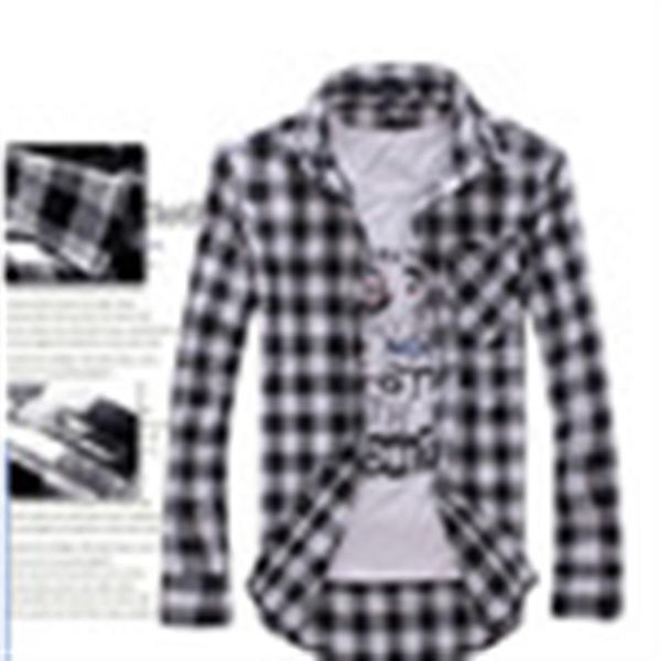 whole-whole new fashion men shirts plaid causal shirt long sleeve flannel male clothes camisas dl1649247y, White;black
whole-whole new fashion men shirts plaid causal shirt long sleeve flannel male clothes camisas dl1649247y, White;black