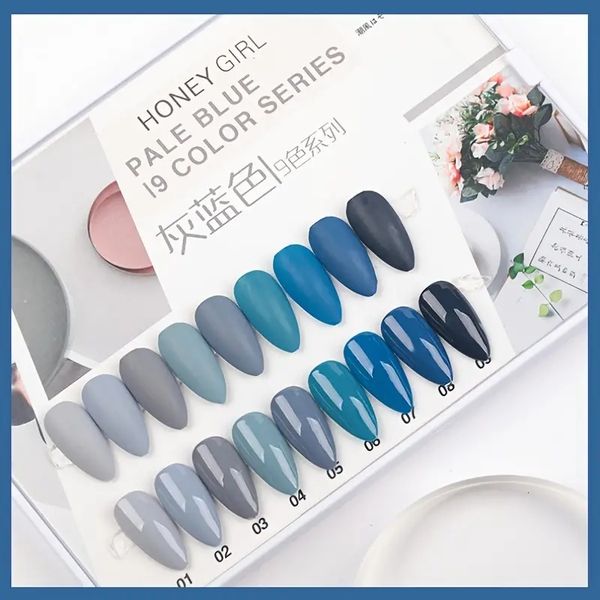9-color blue gel nail polish set - perfect manicure diy salon gift for women & girls
9-color blue gel nail polish set - perfect manicure diy salon gift for women & girls