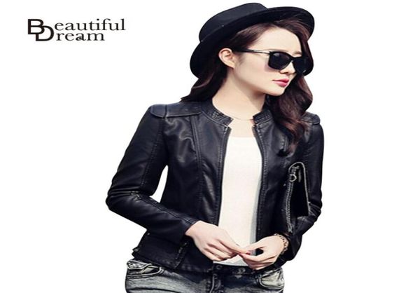 wholekorean blackwine red autumn leather jacket women brand faux soft leather jackets pu zippers coats long sleeve motorcycl3110091, Black
wholekorean blackwine red autumn leather jacket women brand faux soft leather jackets pu zippers coats long sleeve motorcycl3110091, Black