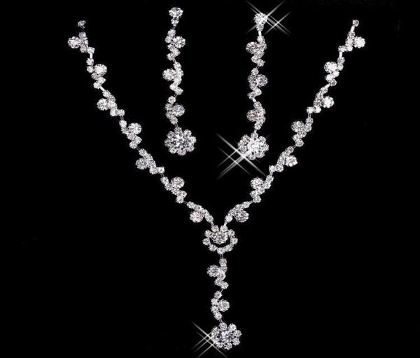 bridal charming alloy plated rhinestones crystal jewelry set necklace earrings for wedding bride bridesmaid prom party 2960920, White
bridal charming alloy plated rhinestones crystal jewelry set necklace earrings for wedding bride bridesmaid prom party 2960920, White